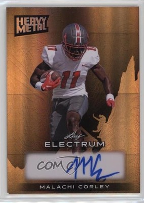 2024 Leaf Electrum Heavy Metal Bronze 11/49 Malachi Corley Rookie Auto RC 1co7