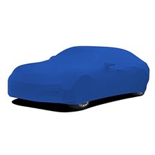 Indoor Car Cover, Stretch Dustproof Protection Fit L-CAR 177-193 Inch Blue