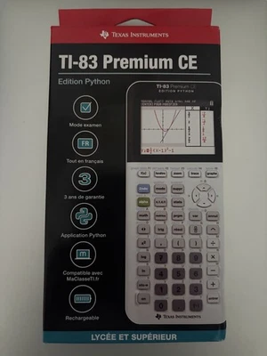 Texas Instruments TI-83 Premium CE Edition Python neuve – Mode examen - Photo 1/3