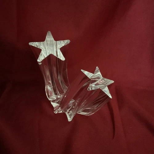 Steuben Star Stream Sculpture, Neil Cohen #8567 Symbolize Connectio/Achievement