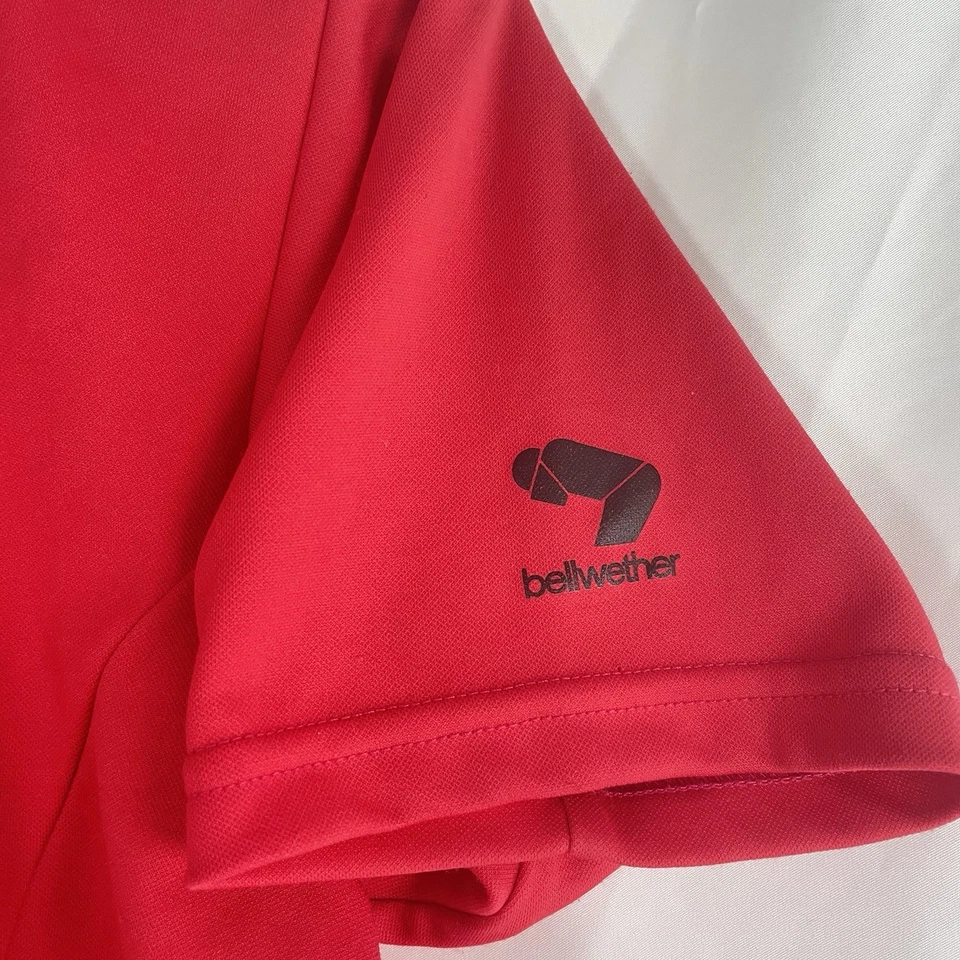 Bellwether 骑行上衣球衣短袖 1/4 拉链衬衫女式 L 码粉色 — 第 2/4 张图片