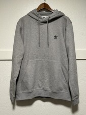 adidas Originals Trefoil Essentials Hoodie in Grey New - IY4920 - Men's Size L