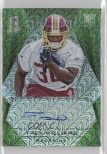 2015 Panini Spectra Rookie Neon Green Prizm 21/25 Trey Williams #218 Auto 3j2