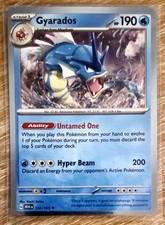Gyarados Holo 130/165 SV: Scarlet & Violet 151 NM Pokemon 