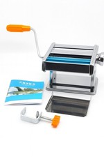 Manual Pasta Maker Machine 3-in-1 Stainless Steel Noodle Roller Cutter Tool