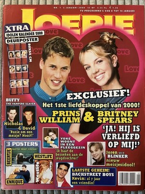 JOEPIE 1/2000 Britney Spears Prinz William Buffy  David Boreanaz Backstreet Boys