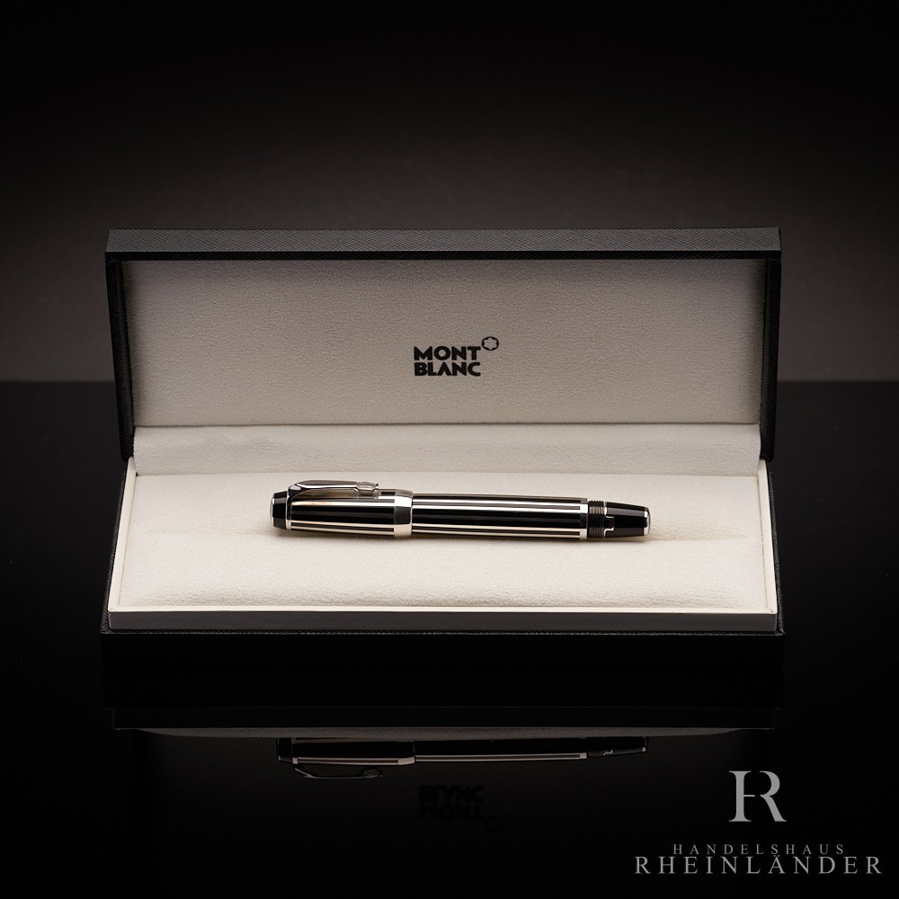 Montblanc Boheme Crystal Platinum Plated Line Fountain Pen Füller