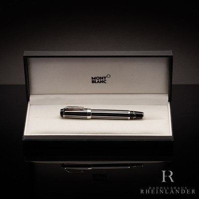 Montblanc Boheme Crystal Platinum Plated Line Fountain Pen Füller