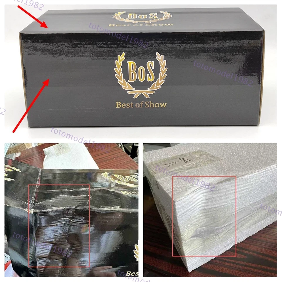 BOS 1/18 1976 Ford Taunus TC2 Ghia Green BOS167 Resin Model Car Collection Used - Image 4 of 4