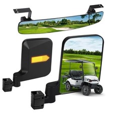 Golf Cart Mirrors Kit for EZGO Club Car Yamaha, No Side  Rearview Mirrors