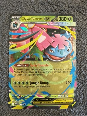 Pokemon 2025 Mega Evolutions Mega Venusaur Ex #013 Promo NM