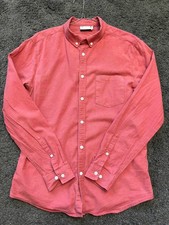 ASOS Design Slim Red Oxford Shirt M Medium 135813943 RRP £25