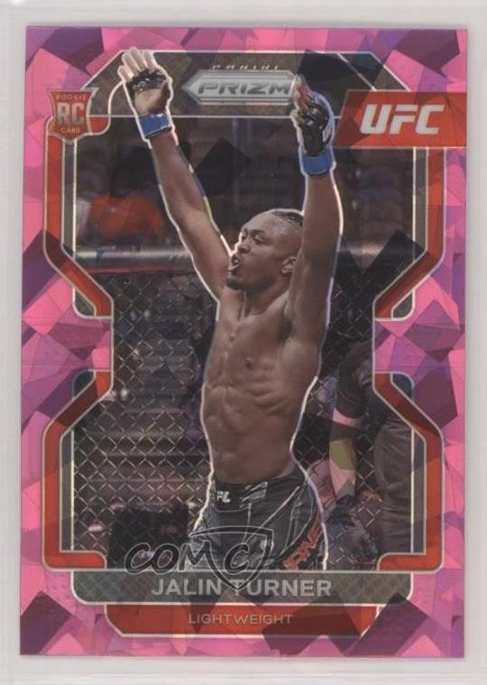 2022 Panini Prizm UFC Pink Ice Prizm Jalin Turner #164 1b8