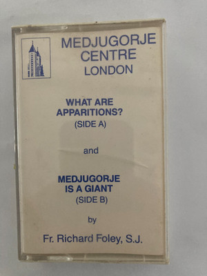 Medjugorje Cassette What are Apparitions Richard Foley S J Catholic Bosnia rare