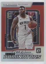 2021 Panini Donruss Optic Elite Dominators Red Prizm 69/99 Zion Williamson 0po0