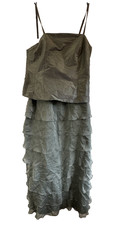 Women’s Party/Cocktail Dress Size 10 Green Evening Gown Long  52”