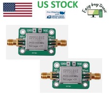 2Pcs LNA 50-4000 MHz RF SPF5189 0.6dB Low Noise Amplifier Signal Receiver Board