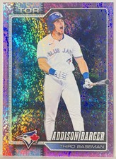2026 Topps Addison Barger Pink Holo Foil #241 Toronto Blue Jays