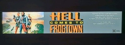Hell Comes To Frogtown (1988) 5x25 Movie Theater Mylar Reissue Roddy Piper
