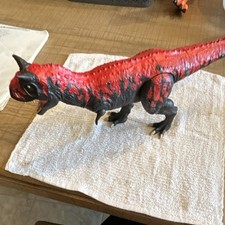 Jurassic World Carnotaurus Action Figure Red Black Plastic 16inch Mattel