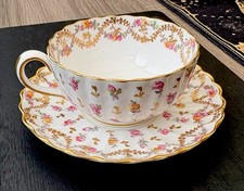 Copeland Spode Vintage Bone China Tea Cup and Saucer Set