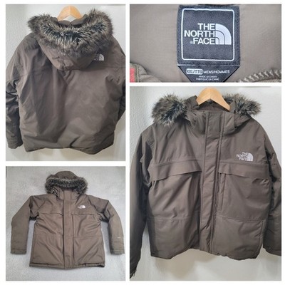 The North Face McMurdo Bomber Jacket Full Zip Men's 2XL Removable Hood Faux Fur