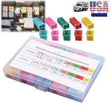 30Pcs Car Fuse Assortment Kit Tall and Low Profile Box Shaped Fuses Assortment