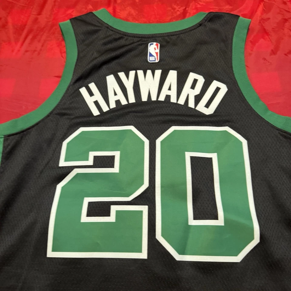 耐克球衣男式中号波士顿凯尔特人队戈登·海沃德黑色 Dri Fit NBA 运动 — 第 4/4 张图片