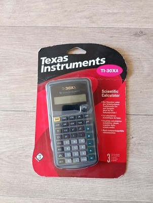 Texas Instruments TI-30XA Scientific Calculator Taschenrechner OVP NEU