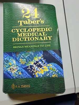 Tabers Cyclopedic Medical Dictionary 24th Edition Unused Online Code Unscratched