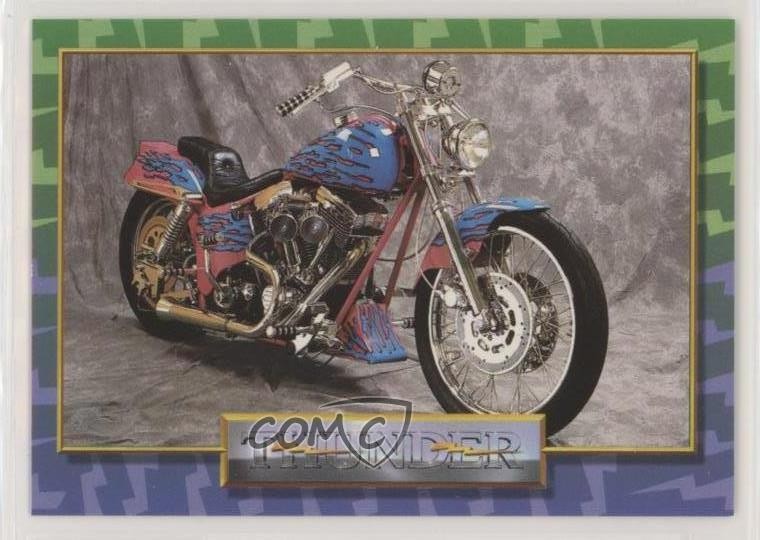 1992 Collector's Edge Thunder Custom Motorcycles Awesome California colors! 00ah
