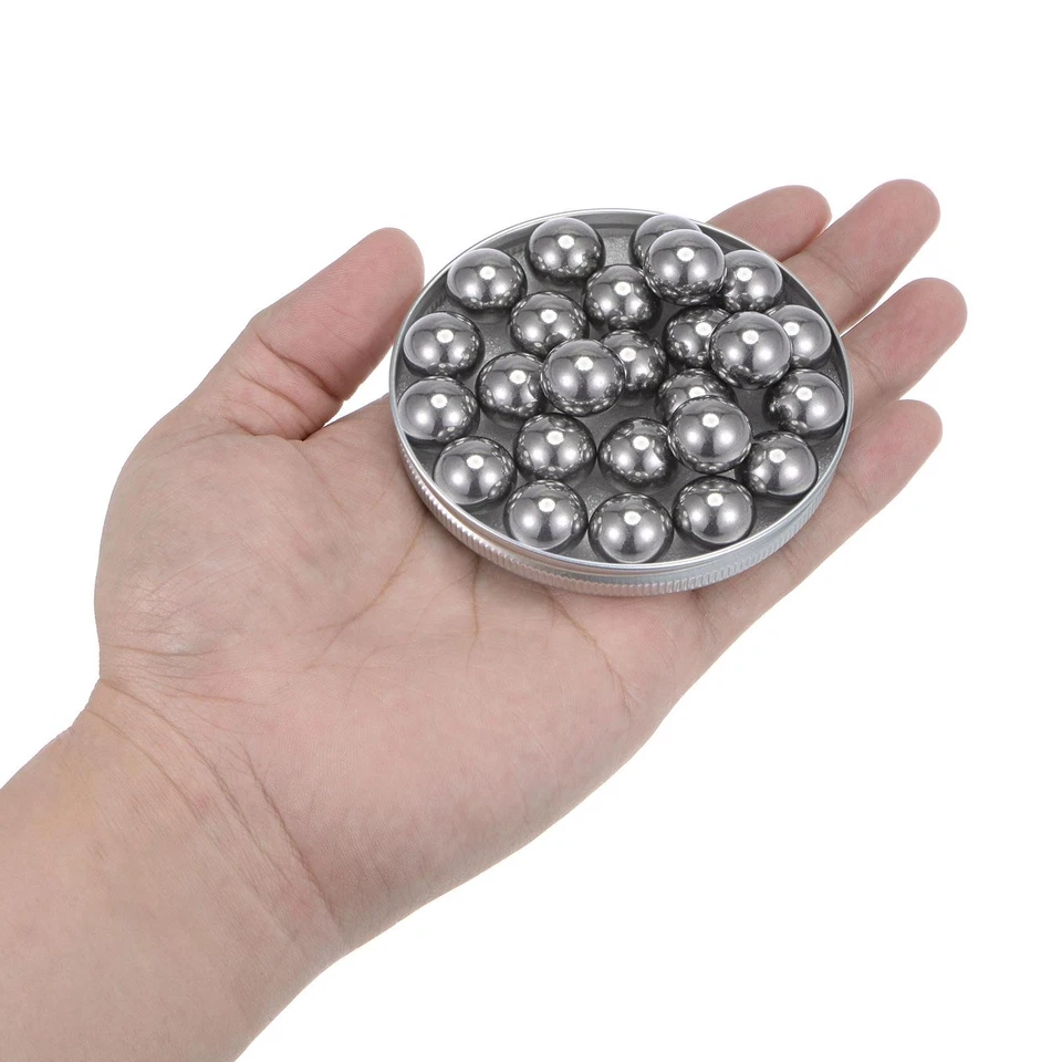 100pcs 15mm Carbon Steel Bearing Balls Precision Polished - image 3 of 4