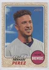 2017 Topps Heritage Gray Back /10 Hernan Perez #56 0s55