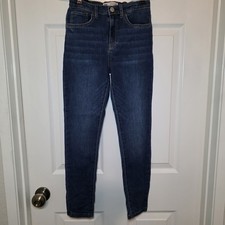 Levis 720 Jeans Girls Size 10 Blue Stretch Denim High Rise Super Skinny