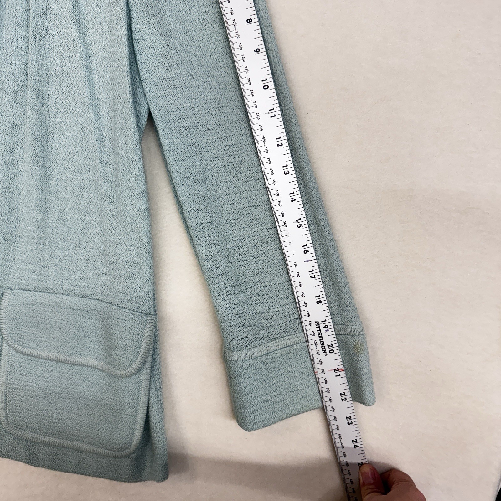 St. John Single Button Light Weight Mint Green Ca… - image 12