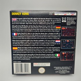 DONKEY KONG NES CLASSICS GBA GAME BOY ADVANCE PAL EUR COMPLETO