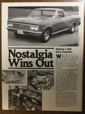Misc 5236 Article 1966 Chevrolet El Camino Nostalgia Wins Out Feb 1991 1 Page