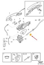 VOLVO V60 MK2 Front Door Handle Inner Latch Cable 31462713 NEW