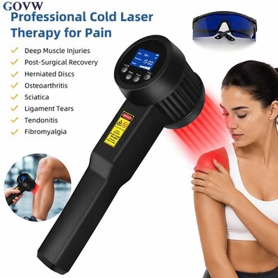 650nm 808nm Cold Laser Therapy Device Pain Relief for Joint Muscle Tissue Repair