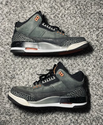 Nike Air Jordan 3 Retro Fear Mens Size 11 (2013) OG Black  display picture 1
