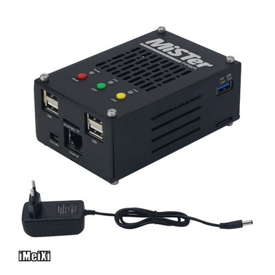 MiSTer Game Console with Cyclone V SoC FPGA Board Metal Enclosure 32GB TF Card#