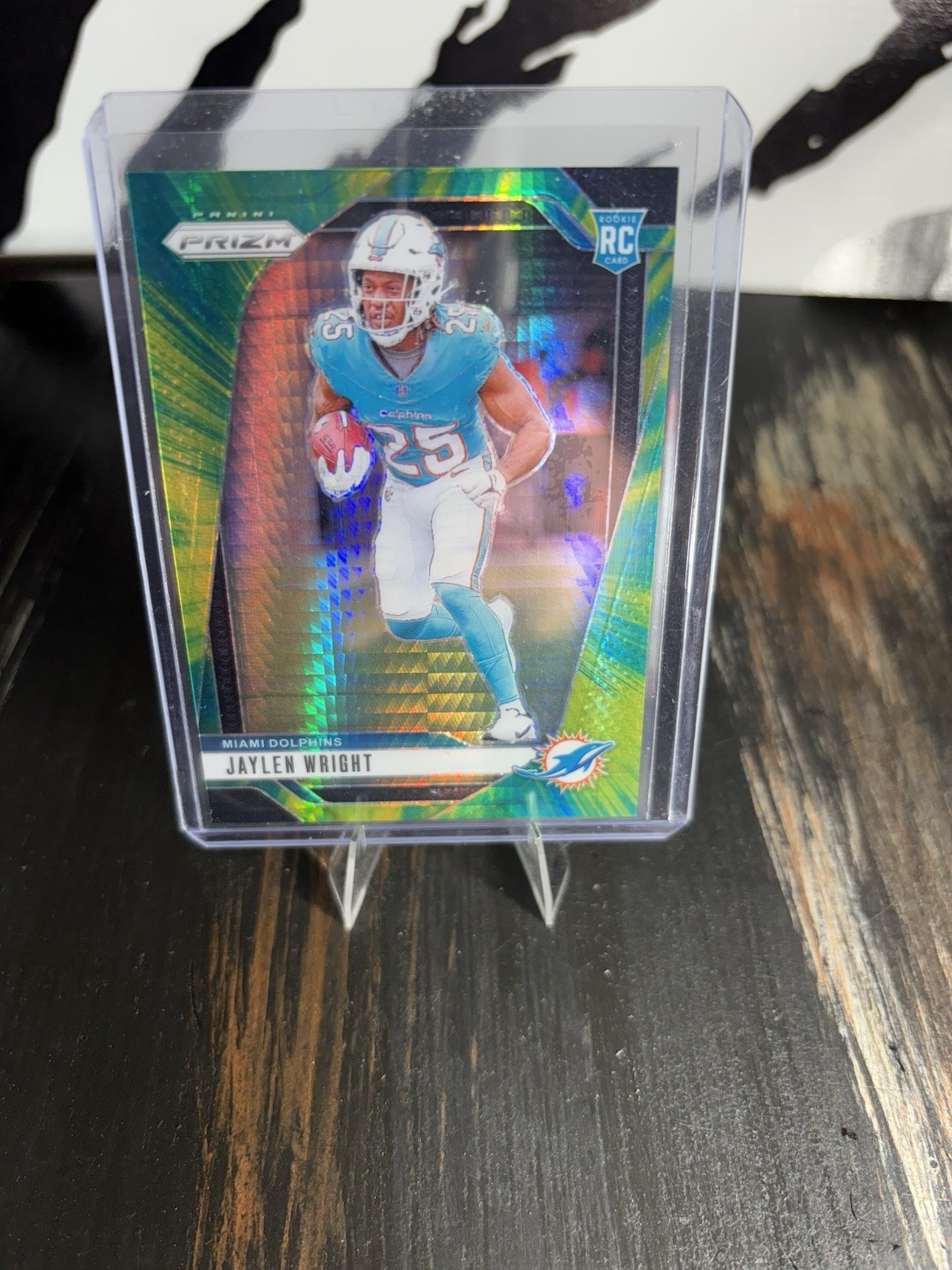 2024 Panini Prizm - Rookies Jaylen Wright #348 Hyper Prizm /180 (RC)