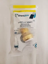 *New* SharkBite 1 in. Push-to-Connect PVC IPS x 1 in. MIP Brass Adapter Fitting