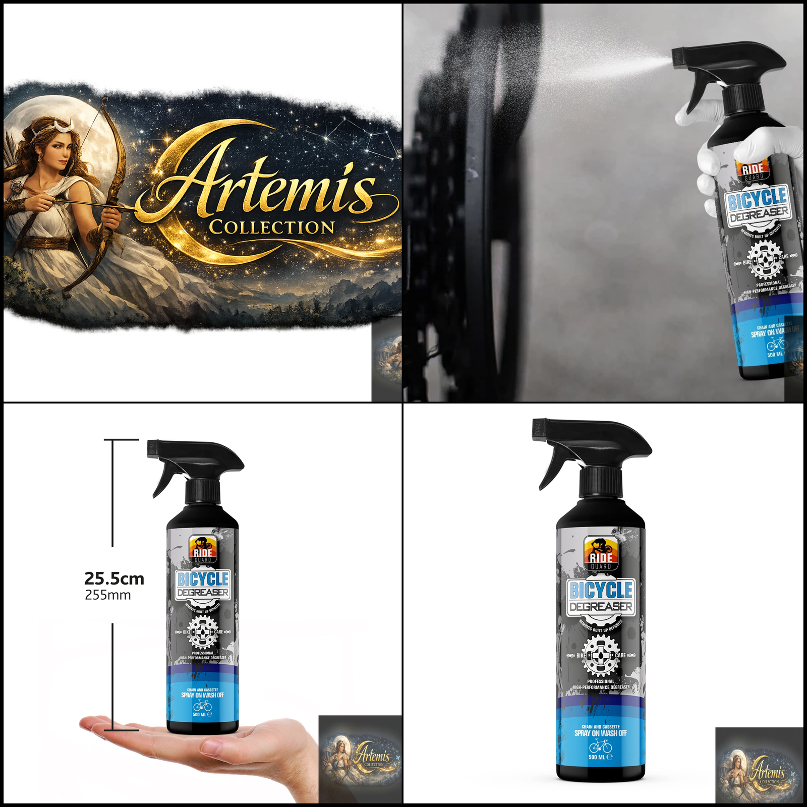 Ride Guard - Bike Degreaser | Chain, Gears and Cassette Drivetrain Cleaner for MTB & Road Bicycles - 500ml - Image 2