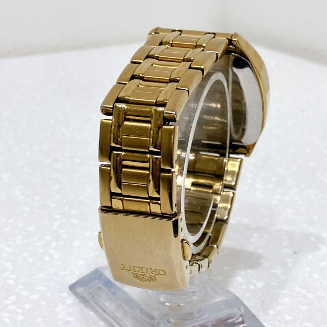 Orient Automatic Watch Gold Square Dial Wristwatc… - image 3