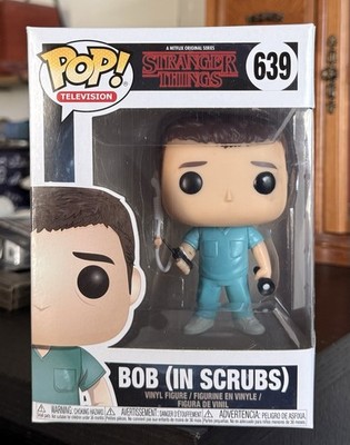VAULTED Funko Pop! Stranger Things: BOB (In Scrubs) #639 Season 2 w/Protector