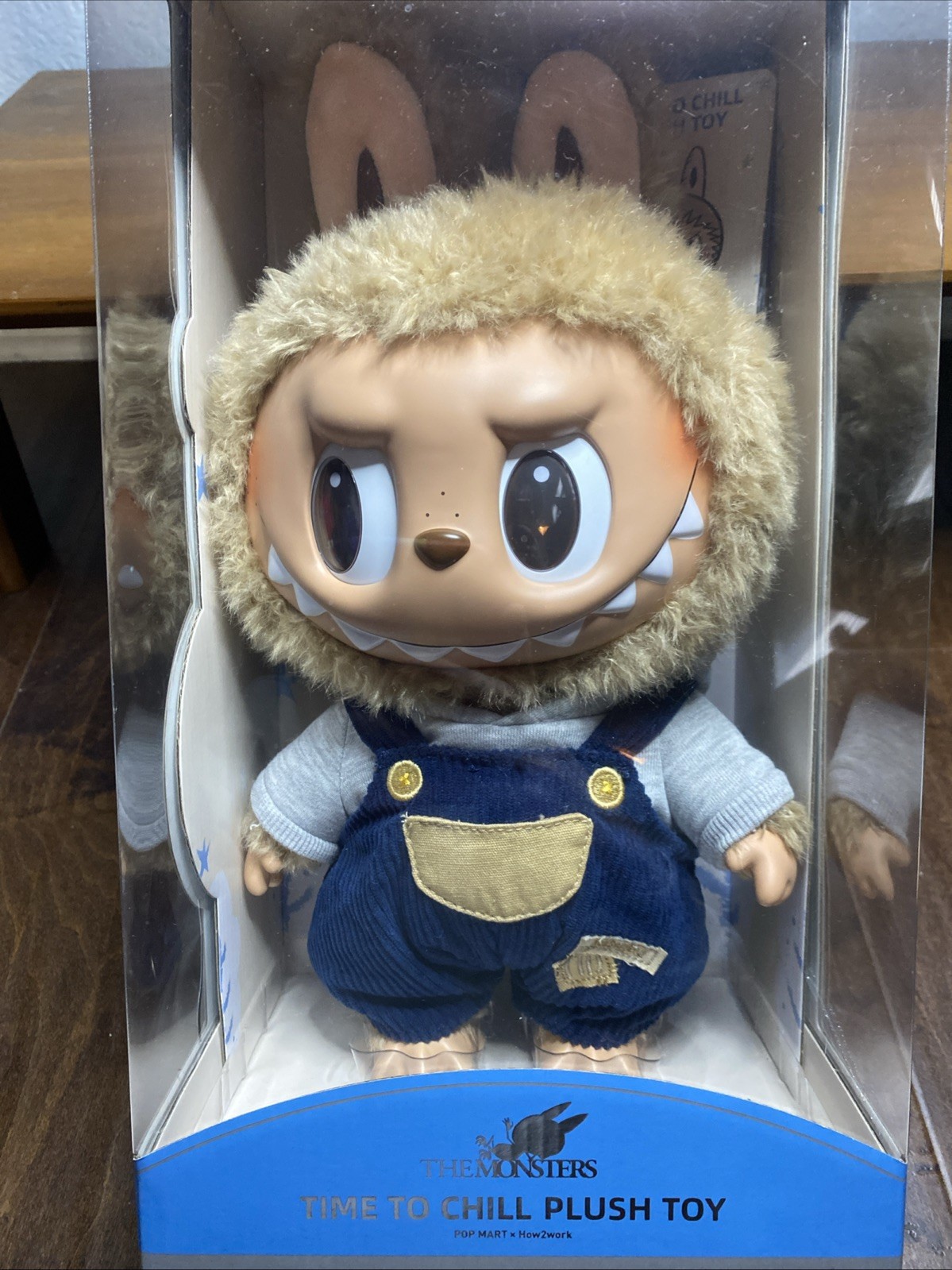 Authentic Pop Mart LARGE LABUBU Time to Chill Vinyl Plush Doll