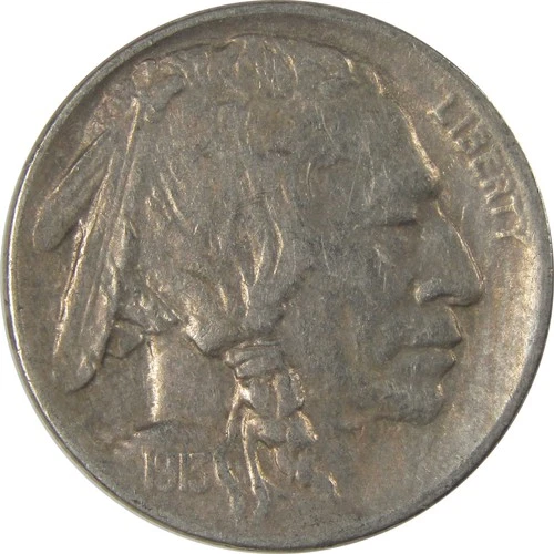 1913 S Type 1 Buffalo Nickel XF EF Extremely Fine Details SKU:I22869