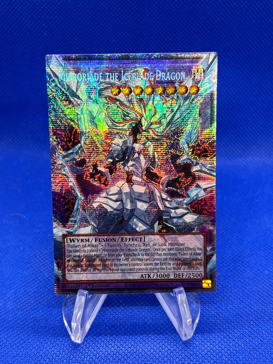 YuGiOh Rarity Collection 5 Mirrorjade the Iceblade Dragon RA05