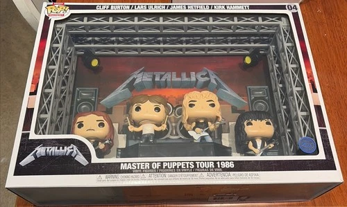 METALLICA MASTER OF PUPPETS 1986 TOUR FUNKO SET! WALMART EXCLUSIVE! NEW IN BOX!